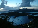 Darkness gathers over English Harbour.